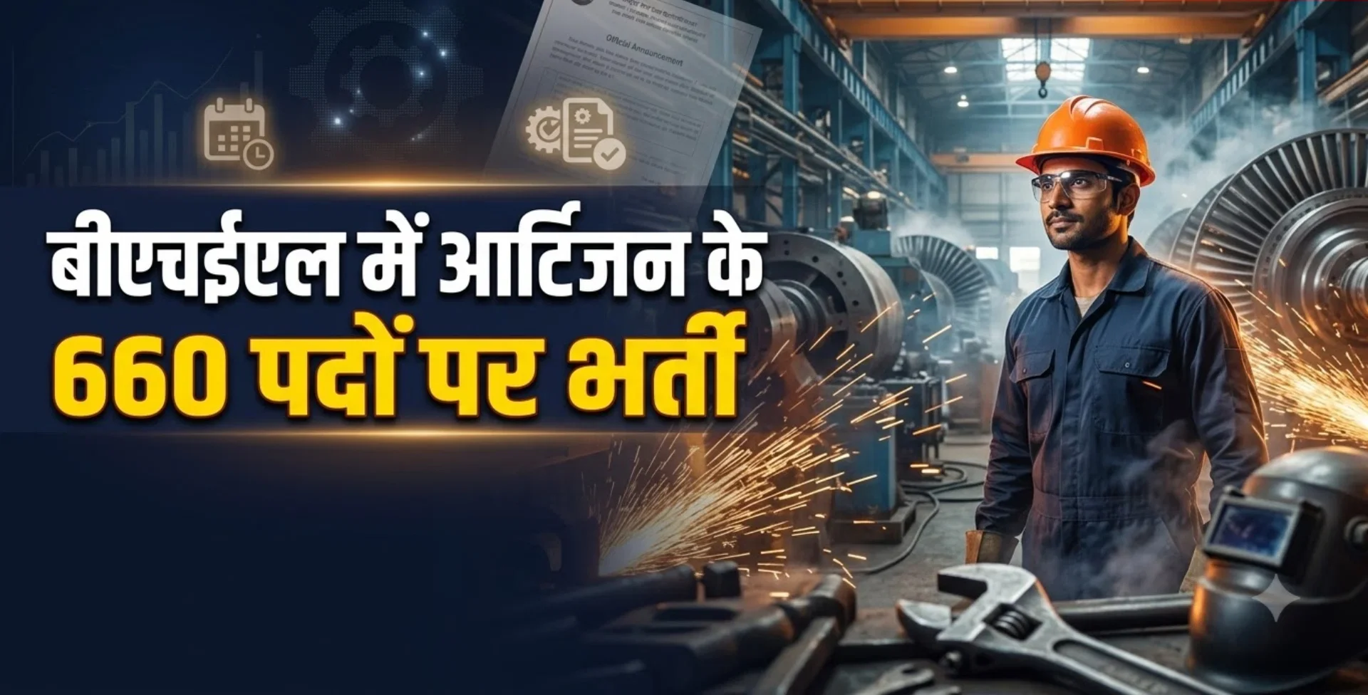 बीएचईएल आर्टिजन ग्रेड‑4 में 660 पदों की भर्ती 2027: 10वीं और आईटीआई पास उम्मीदवारों के लिए आवेदन शुरू