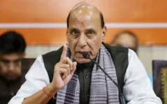 Defence Minister Rajnath Singh addressing post-truth politics and election controversies