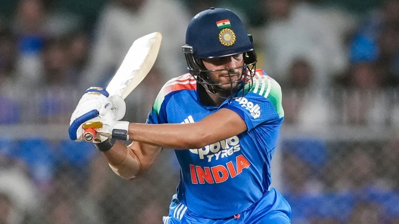 Shubman Gill playing cricket for Punjab in Ranji Trophy